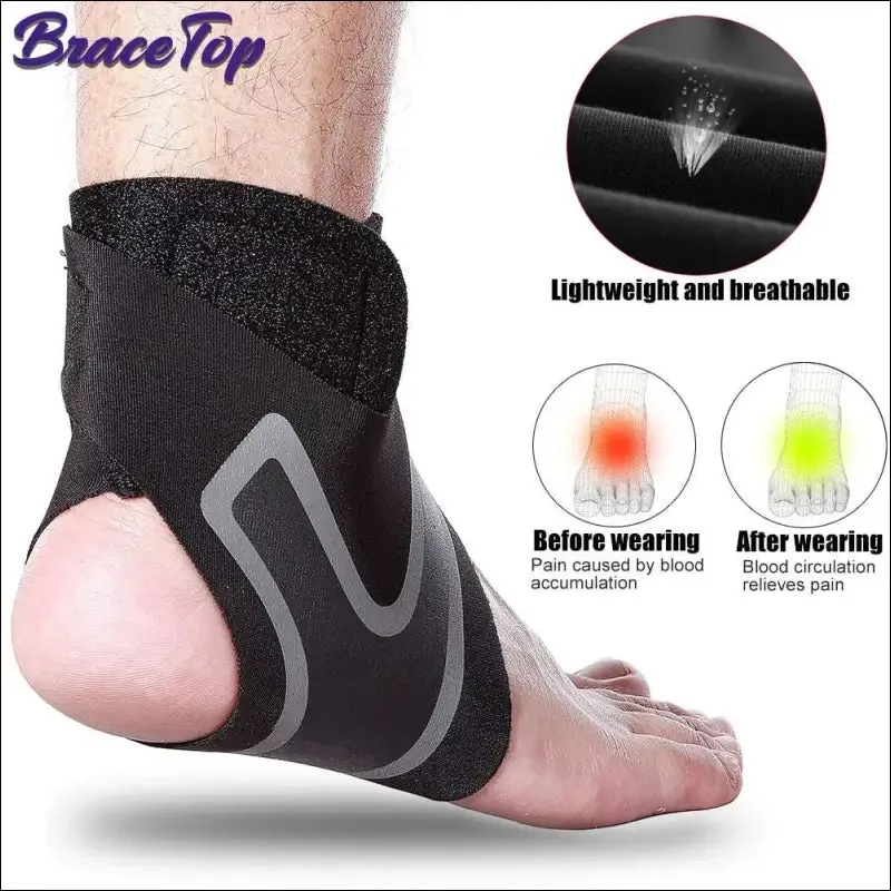 1 pc sport ankle stabilizer brace compression ankle support tendon pain relief strap