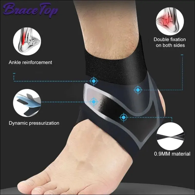 1 pc sport ankle stabilizer brace compression ankle support tendon pain relief strap