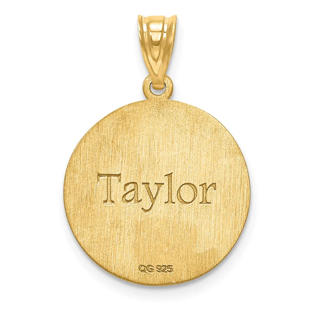 10KY Personalized Volleyball Pendant