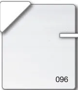 15" Brilliant White Grosfillex pvc wall panel 2.6mtr len 74655096
