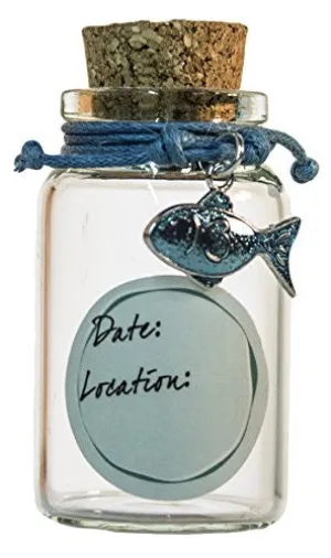 2 Inch Bracelet and Beach Sand Keepsake Jar