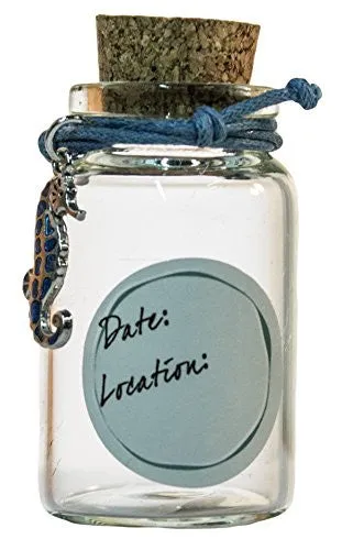 2 Inch Bracelet and Beach Sand Keepsake Jar