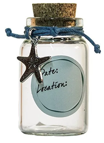 2 Inch Bracelet and Beach Sand Keepsake Jar