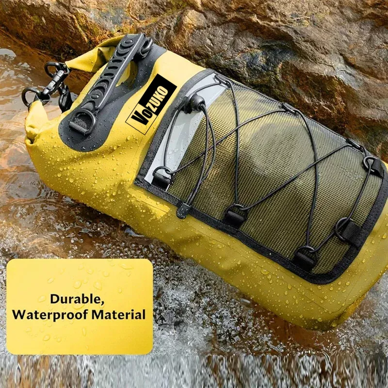 20L to 30L Waterproof Bag Lightweight Large Dry Bag PVC Backpack Floating Swimming Beach Outdoor