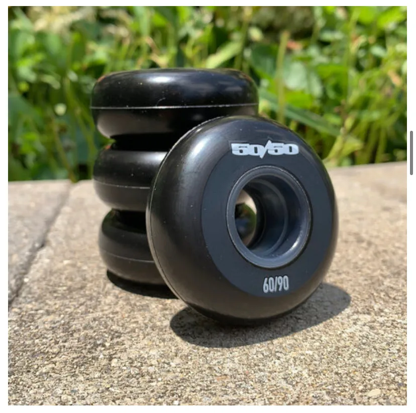 50/50 wheels 60mm 90a - black