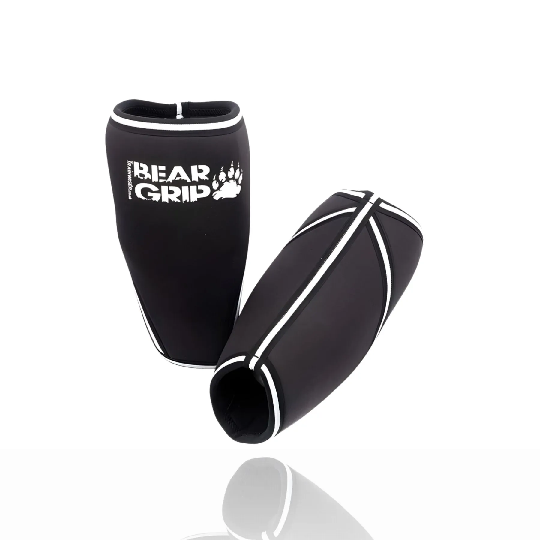 7mm Compression & Knee Support Stripe Sleeves (Pair)