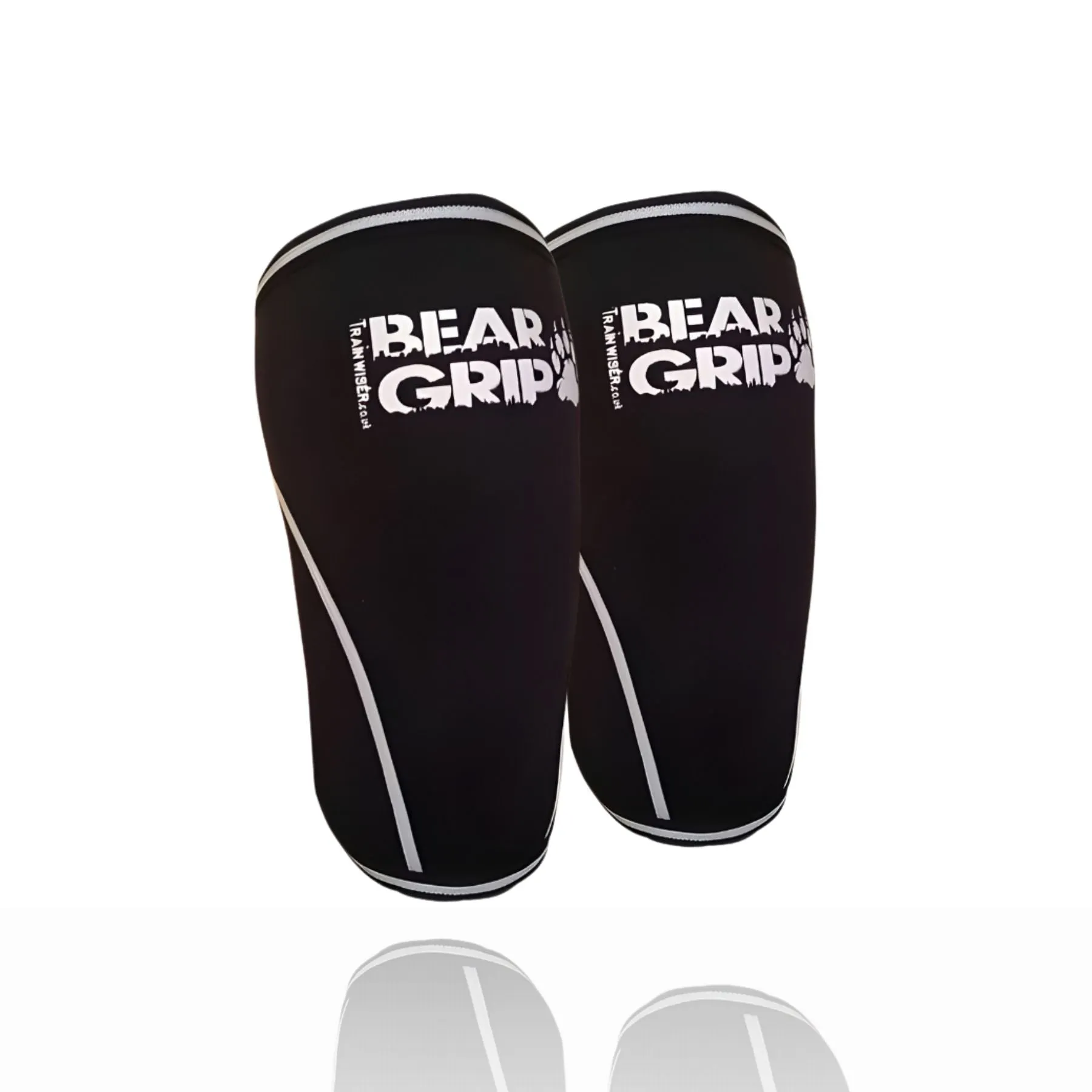 7mm Compression & Knee Support Stripe Sleeves (Pair)