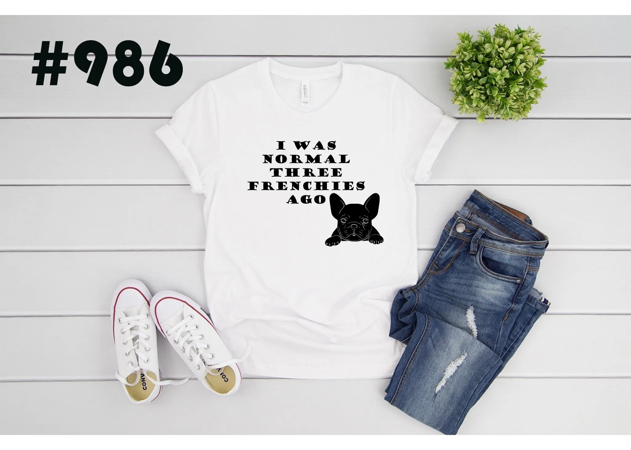 #986 Three Frenchies