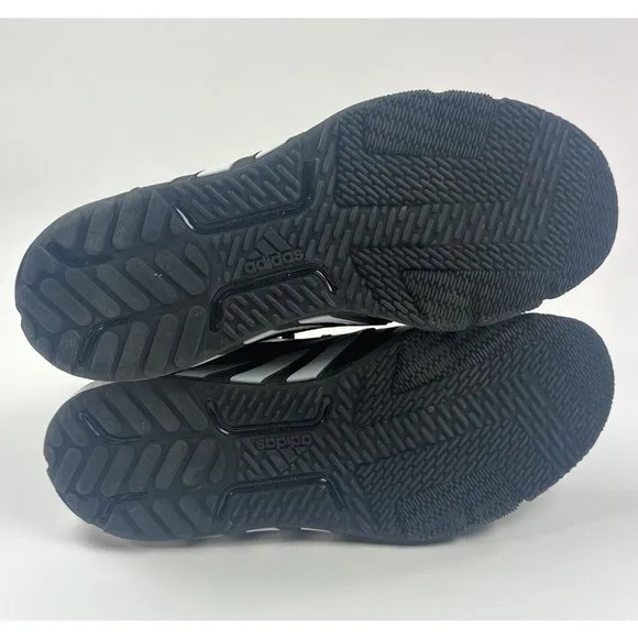 Adidas Dropset Trainer Mens 11.5 Black White Shoes Weightlifting Athletic GX7954
