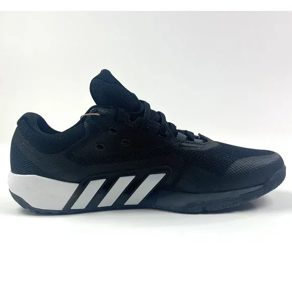 Adidas Dropset Trainer Mens 11.5 Black White Shoes Weightlifting Athletic GX7954