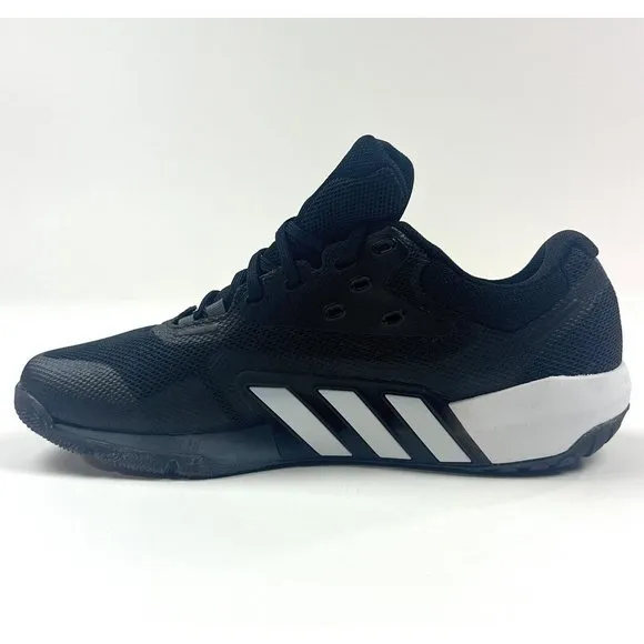 Adidas Dropset Trainer Mens 11.5 Black White Shoes Weightlifting Athletic GX7954