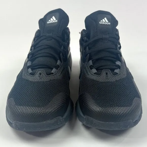 Adidas Dropset Trainer Mens 11.5 Black White Shoes Weightlifting Athletic GX7954