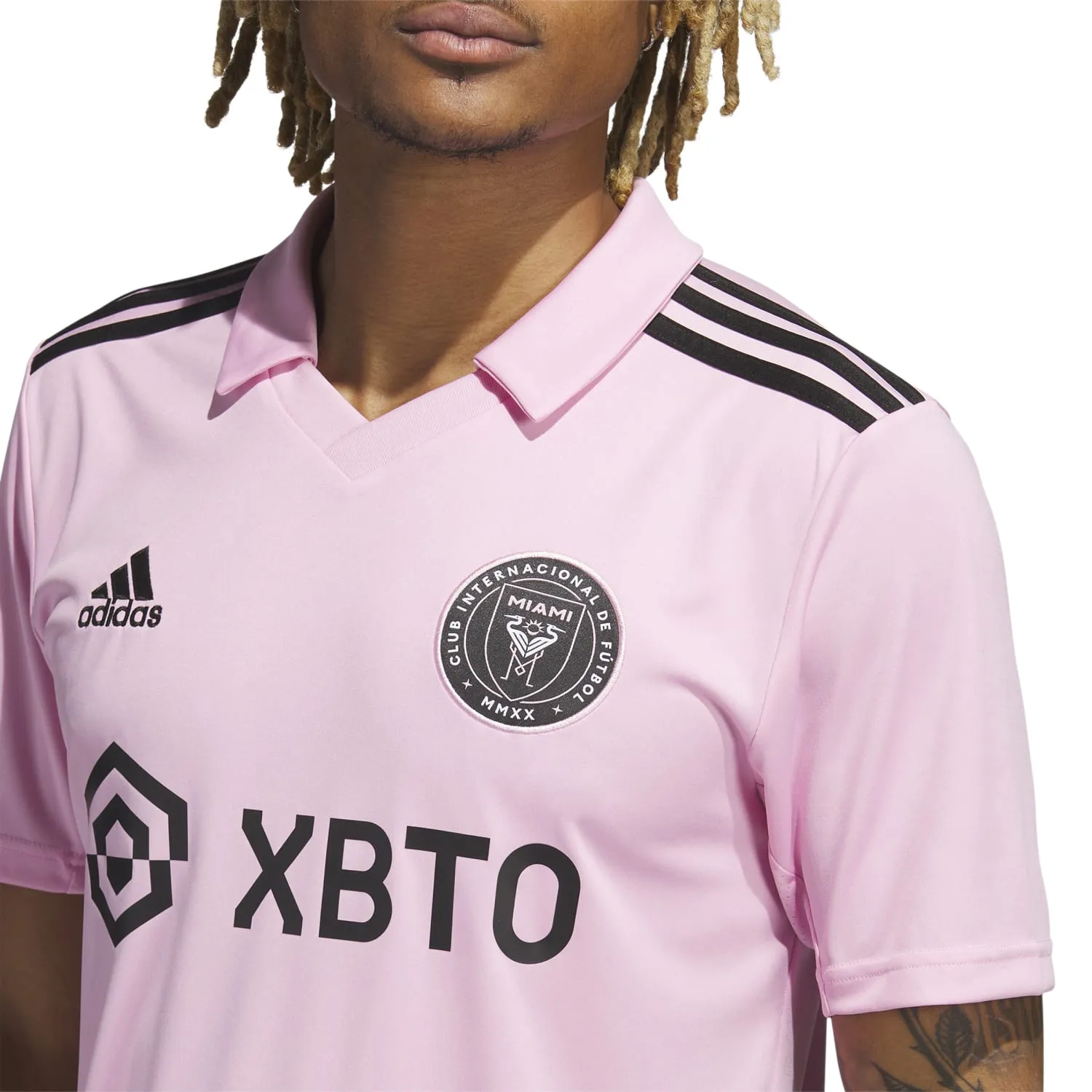 Adidas Men Lionel Messi #10 Inter Miami CF 22/23 MLS Home Jersey True Pink JE9701