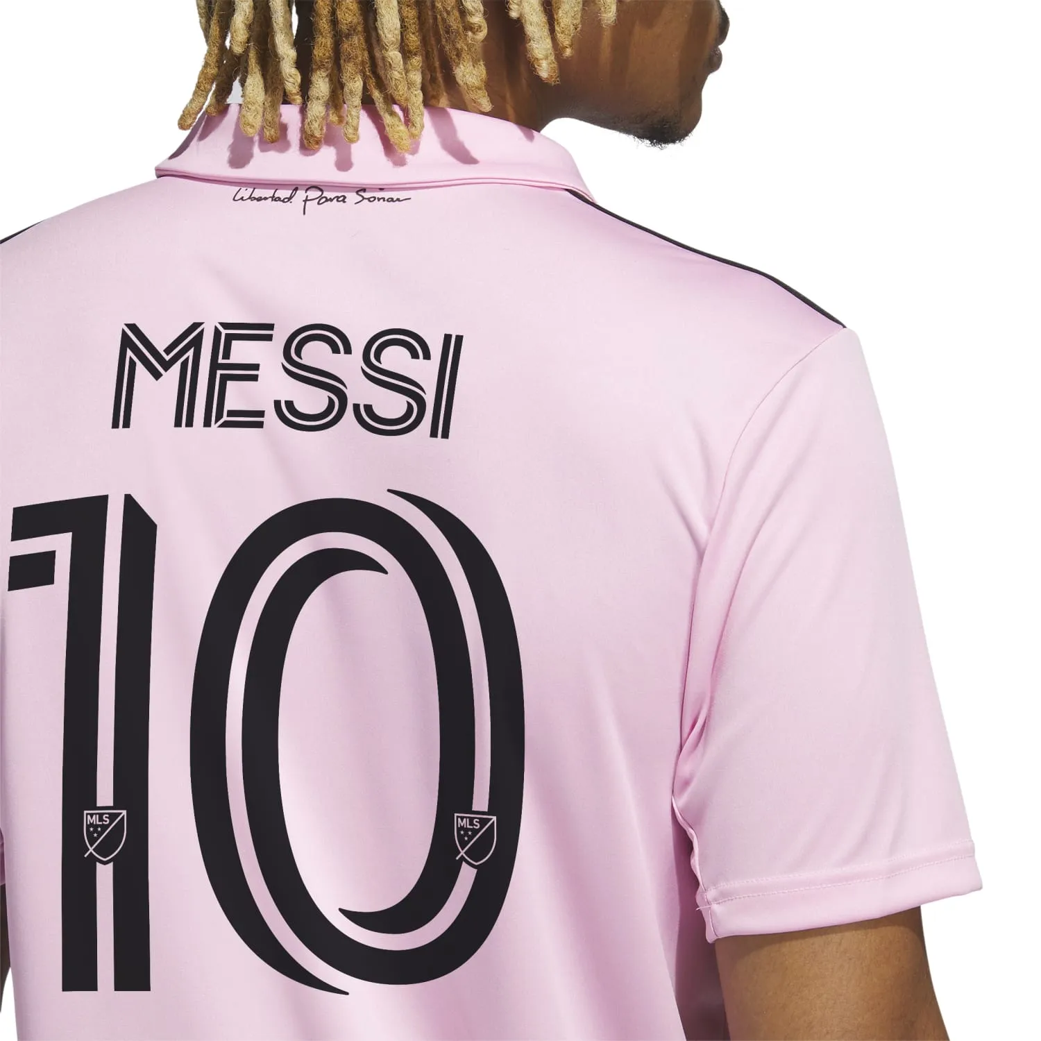 Adidas Men Lionel Messi #10 Inter Miami CF 22/23 MLS Home Jersey True Pink JE9701