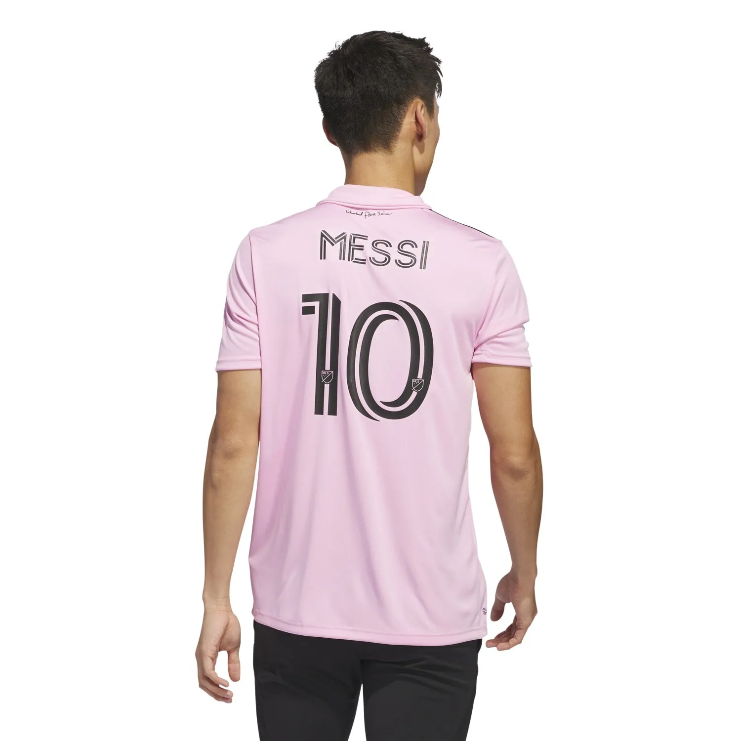 Adidas Men Lionel Messi #10 Inter Miami CF 22/23 MLS Home Jersey True Pink JE9701