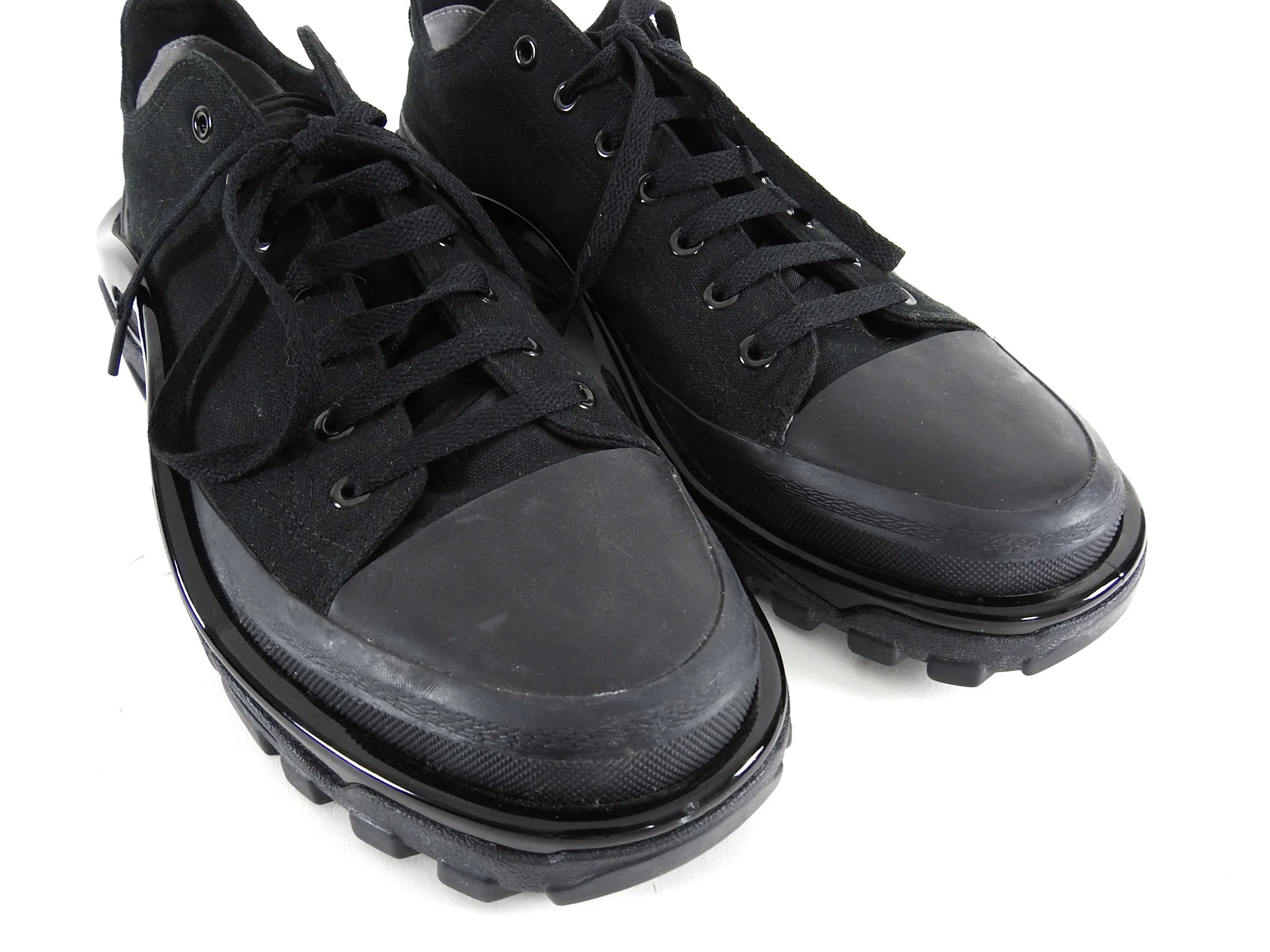 Adidas x Raf Simons Black Detroit Runner Sneaker - 11
