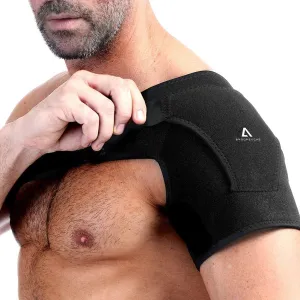 Anoopsyche Shoulder Brace Support for Dislocated AC Joint, Frozen Shoulder, Pain Relief, Rotator Cuff Support for Women and Men, Adjustable Neoprene Shoulder Support for Right and Left