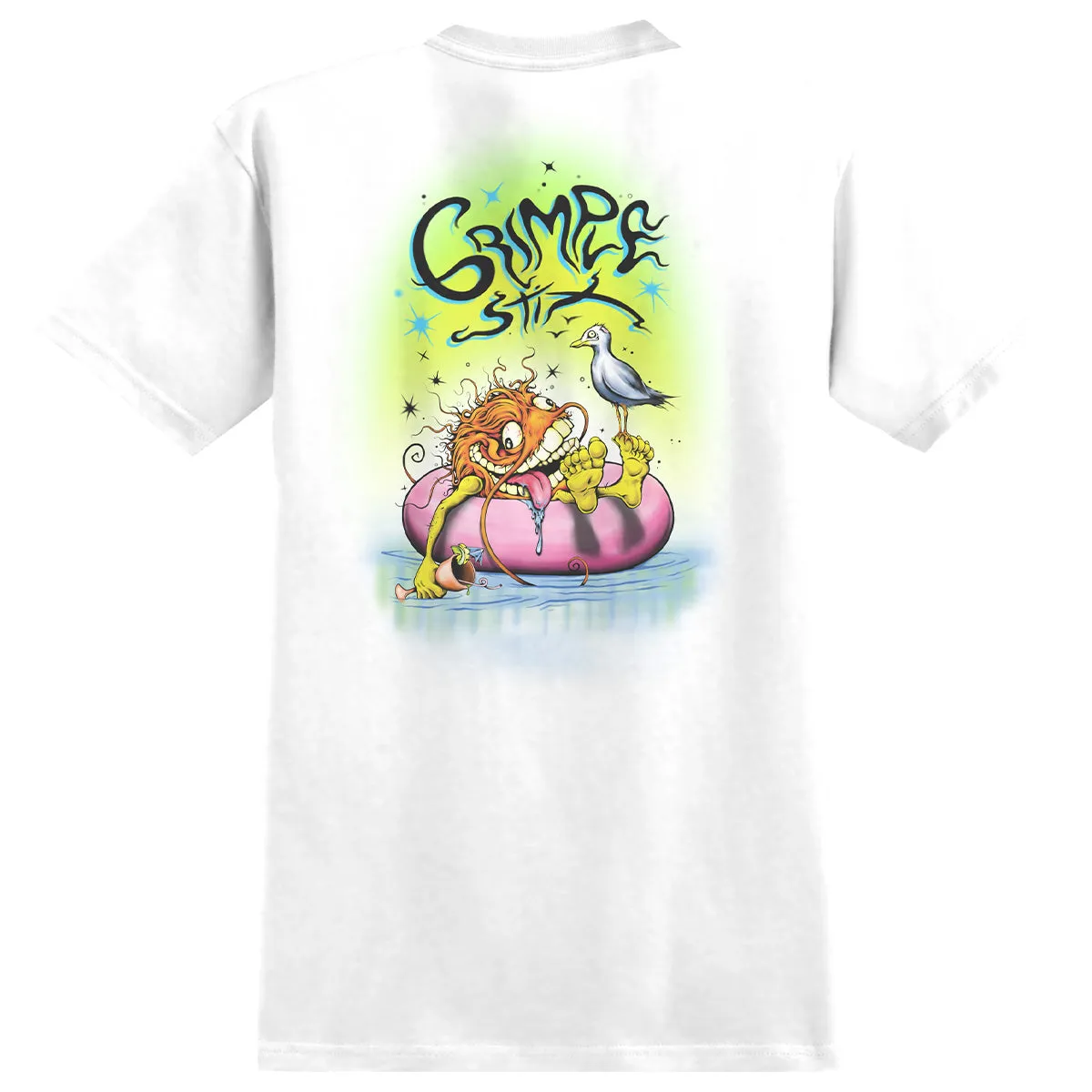 Anti Hero - Grimple Beach Tee White