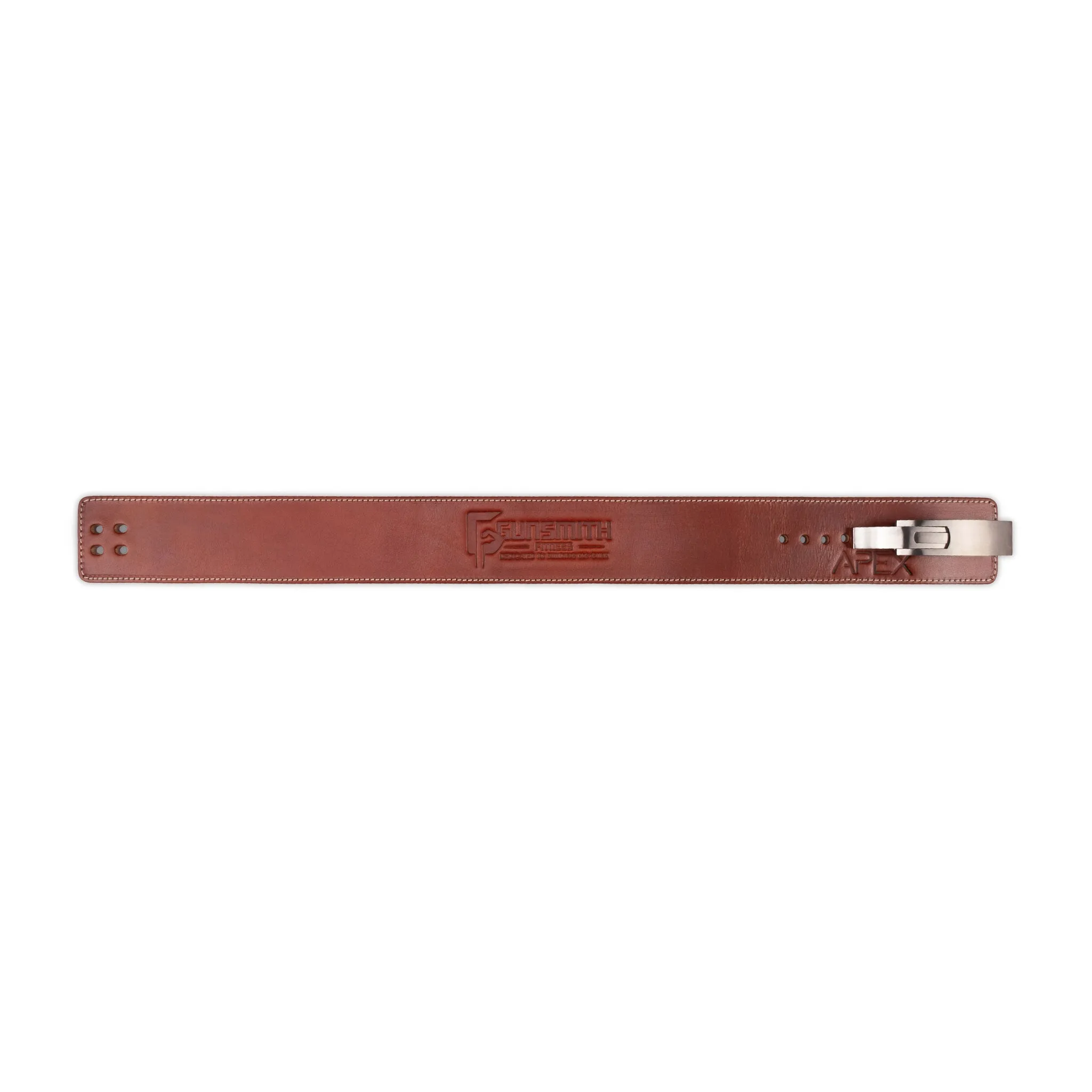 Apex 4 Inch Brown Powerlifting Lever Belt
