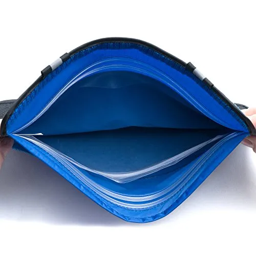 Aqua-Quest 'The Aqua-Roo' Waterproof Money Belt / Waist Bag / Fanny Pack - Blue Model