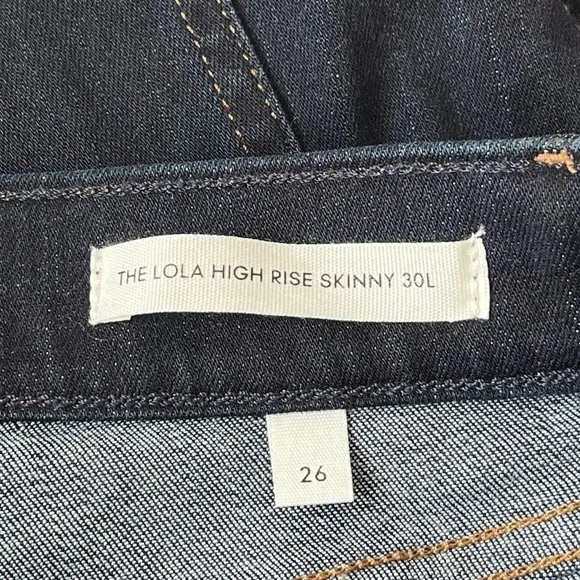 Aritzia Denim Forum The Lola High Rise Skinny 30L Size 26