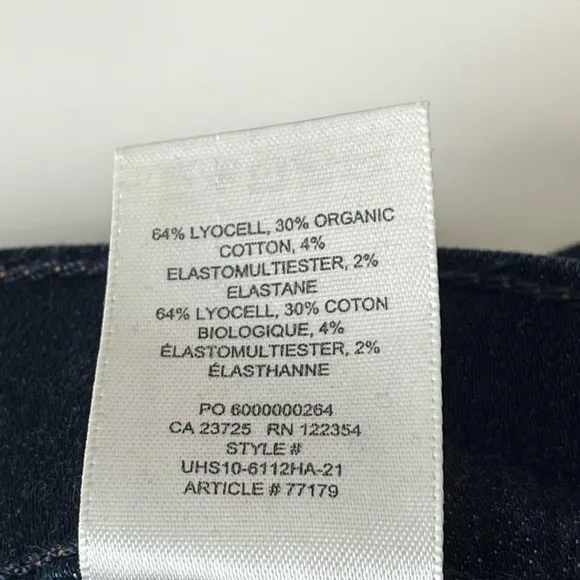 Aritzia Denim Forum The Lola High Rise Skinny 30L Size 26