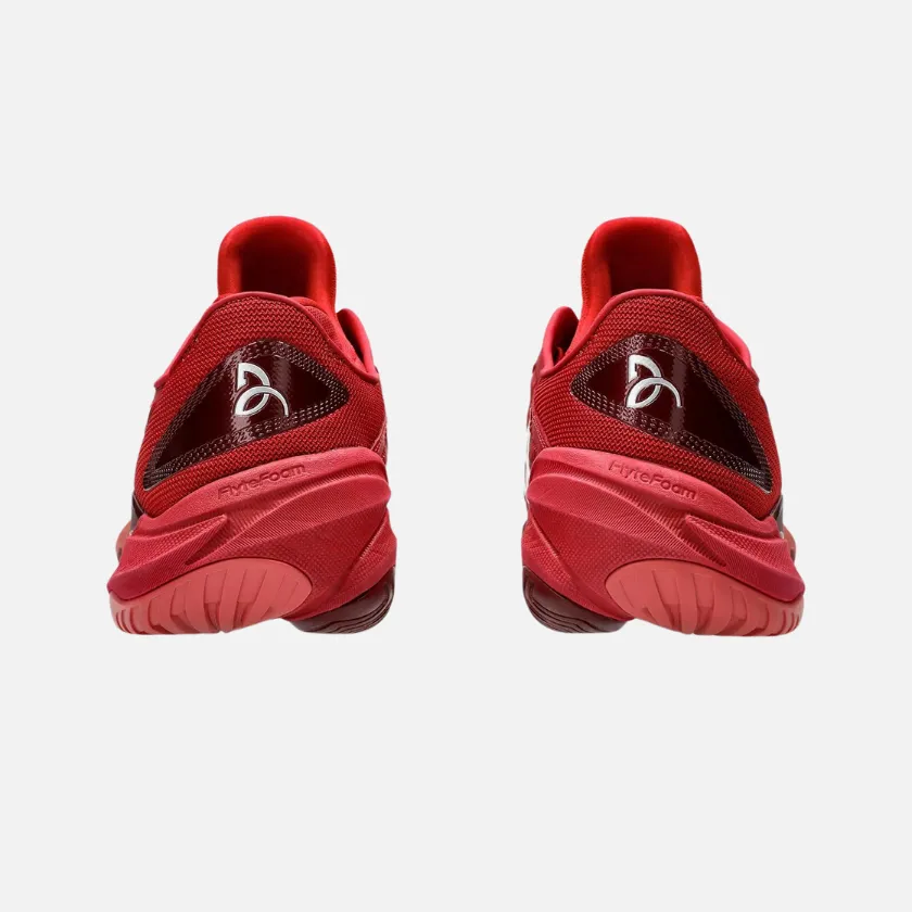 Asics COURT FF 3 NOVAK Men's Tennis Shoes -Cranberry/White