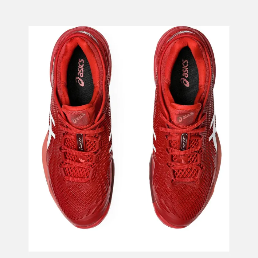 Asics COURT FF 3 NOVAK Men's Tennis Shoes -Cranberry/White