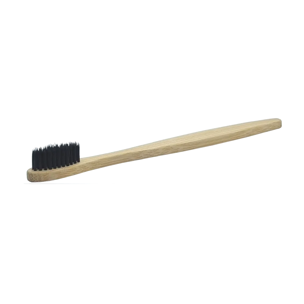 Bamboo Toothbrushes - Black Bristles- Pack of 2