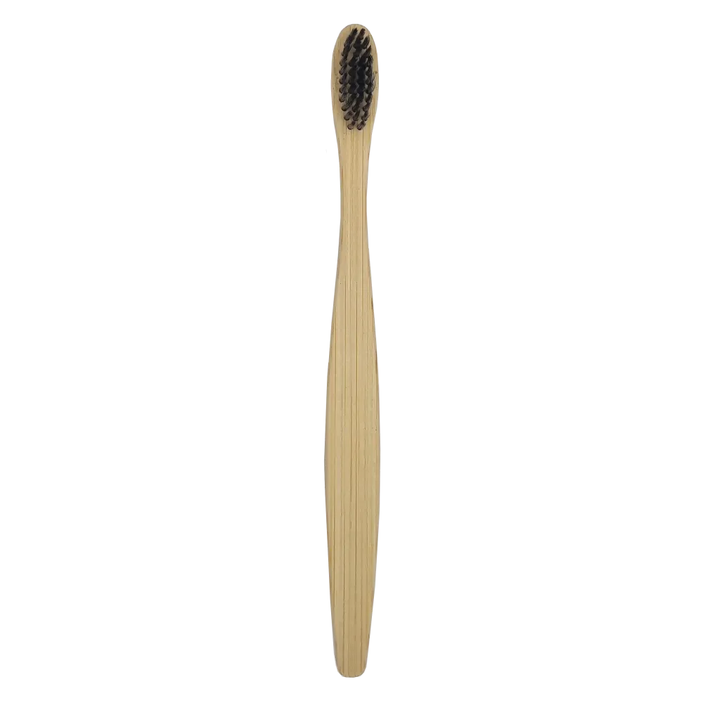Bamboo Toothbrushes - Black Bristles- Pack of 2