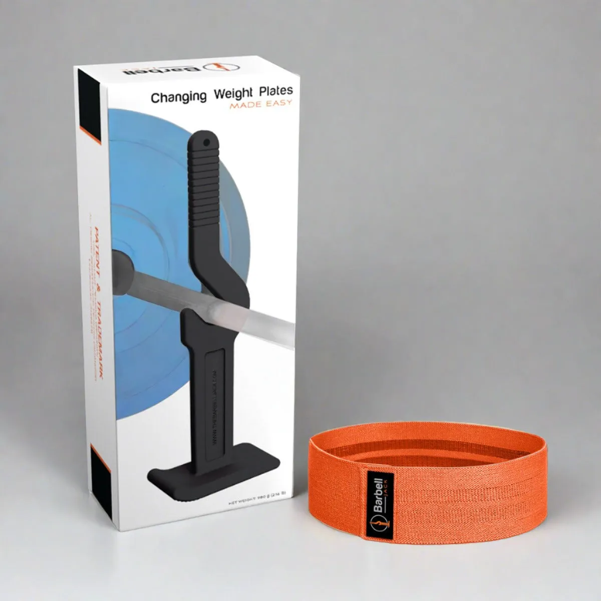 BARBELL JACK - Single Mini Barbell Jack - BLACK
