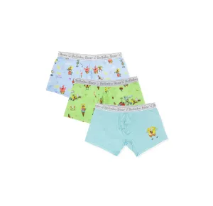 Bellabu Bear x SpongeBob 3 Pack of Mens Bamboo Boxer Briefs Underwear