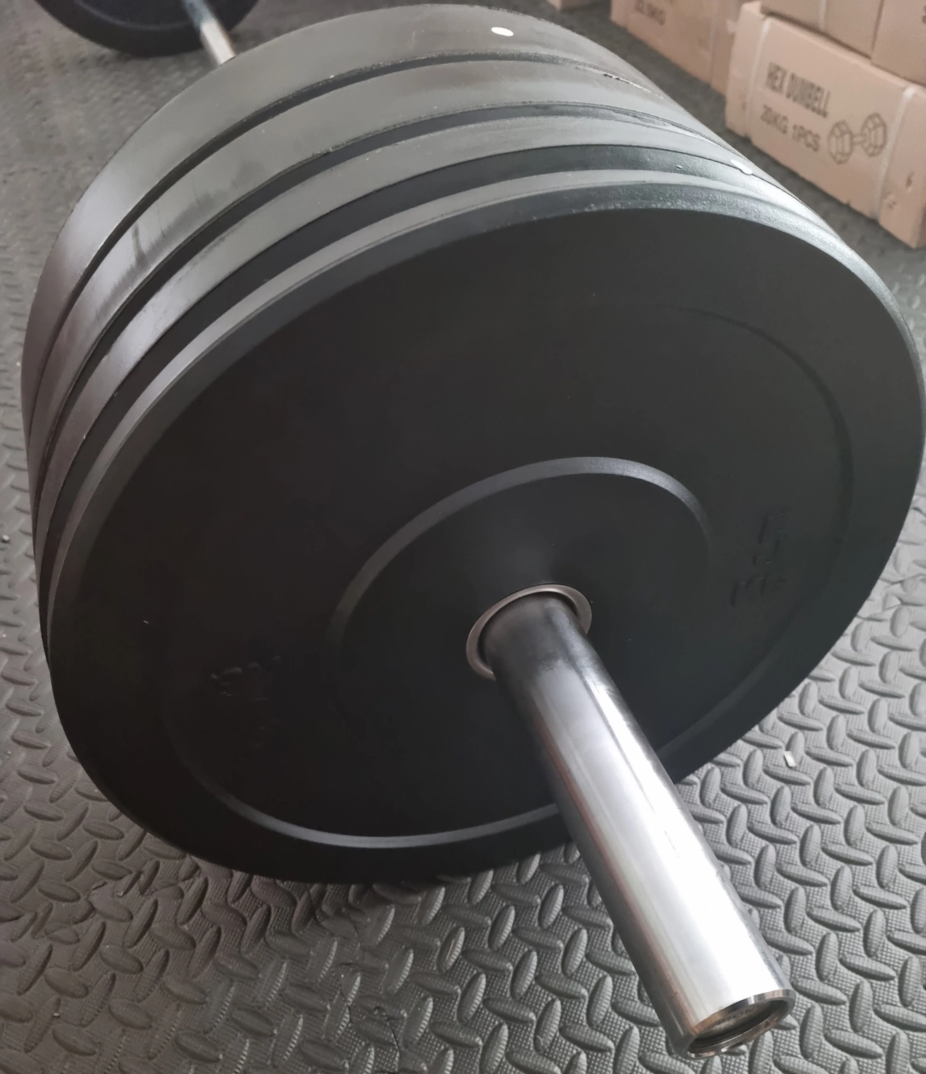 Black Bumper Plates - 5kg to 20kg