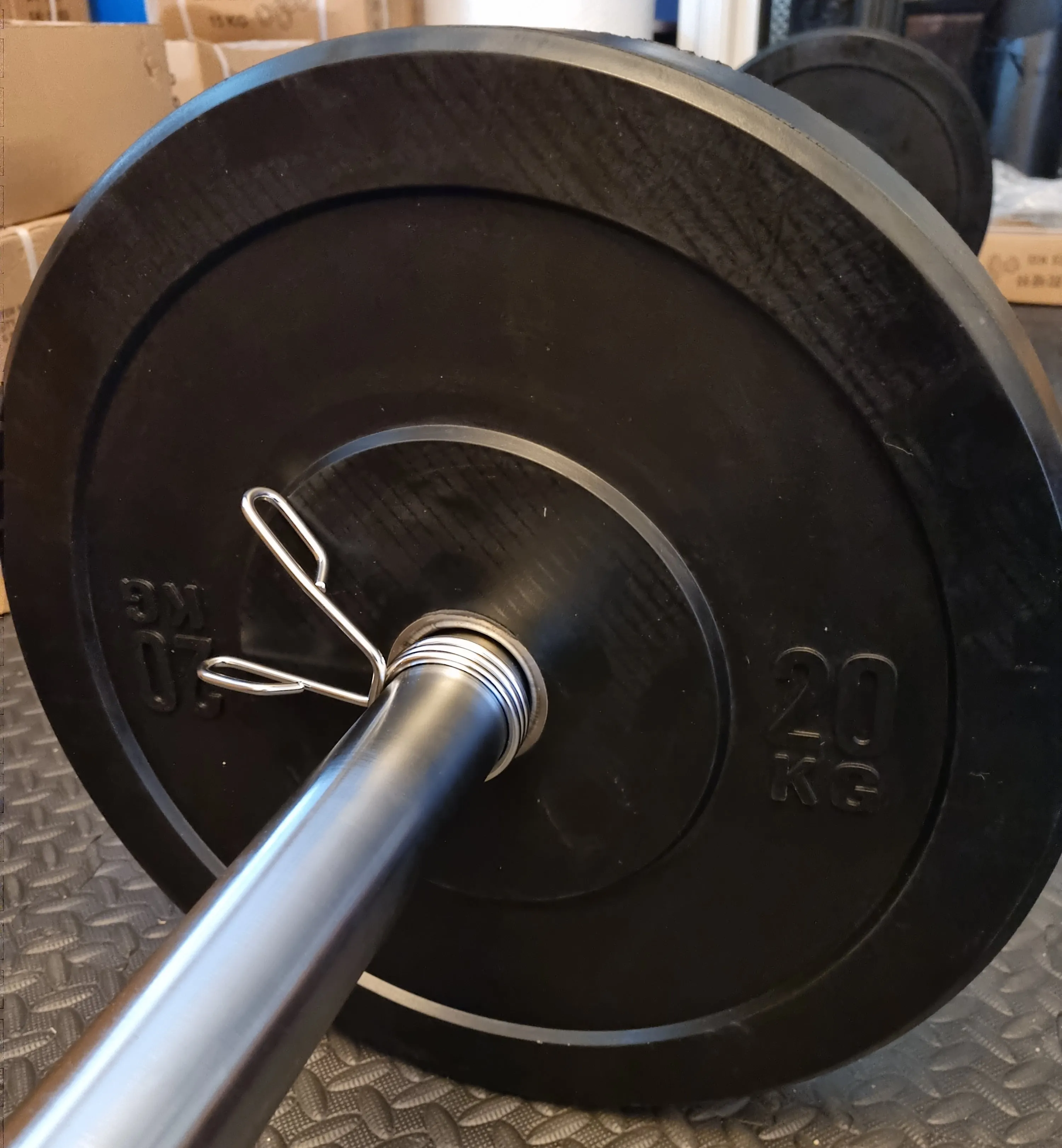 Black Bumper Plates - 5kg to 20kg