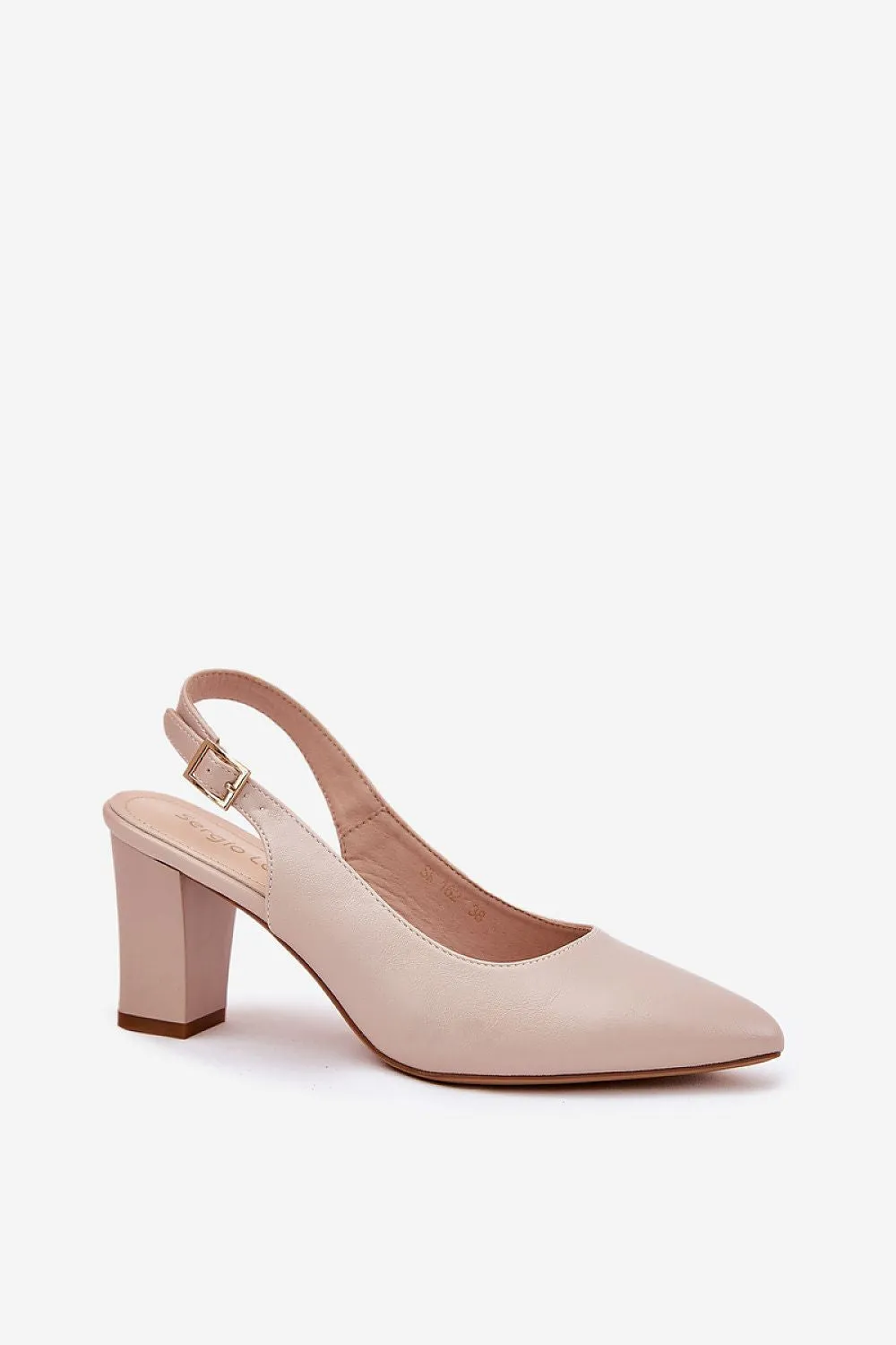 Block heel pumps