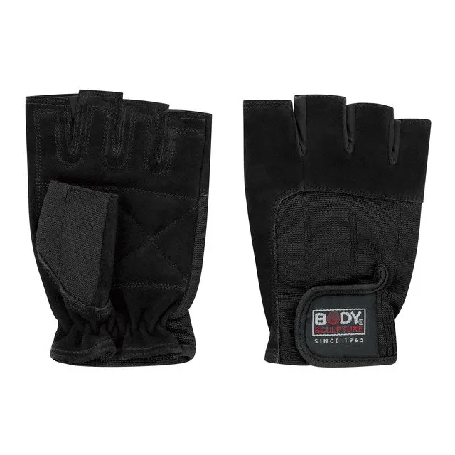Body Sculpture Leather Weight Lifting Gloves