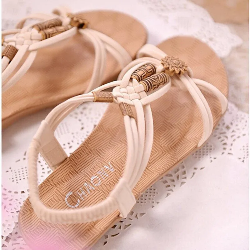Boho Life Beaded Tribe Sandals