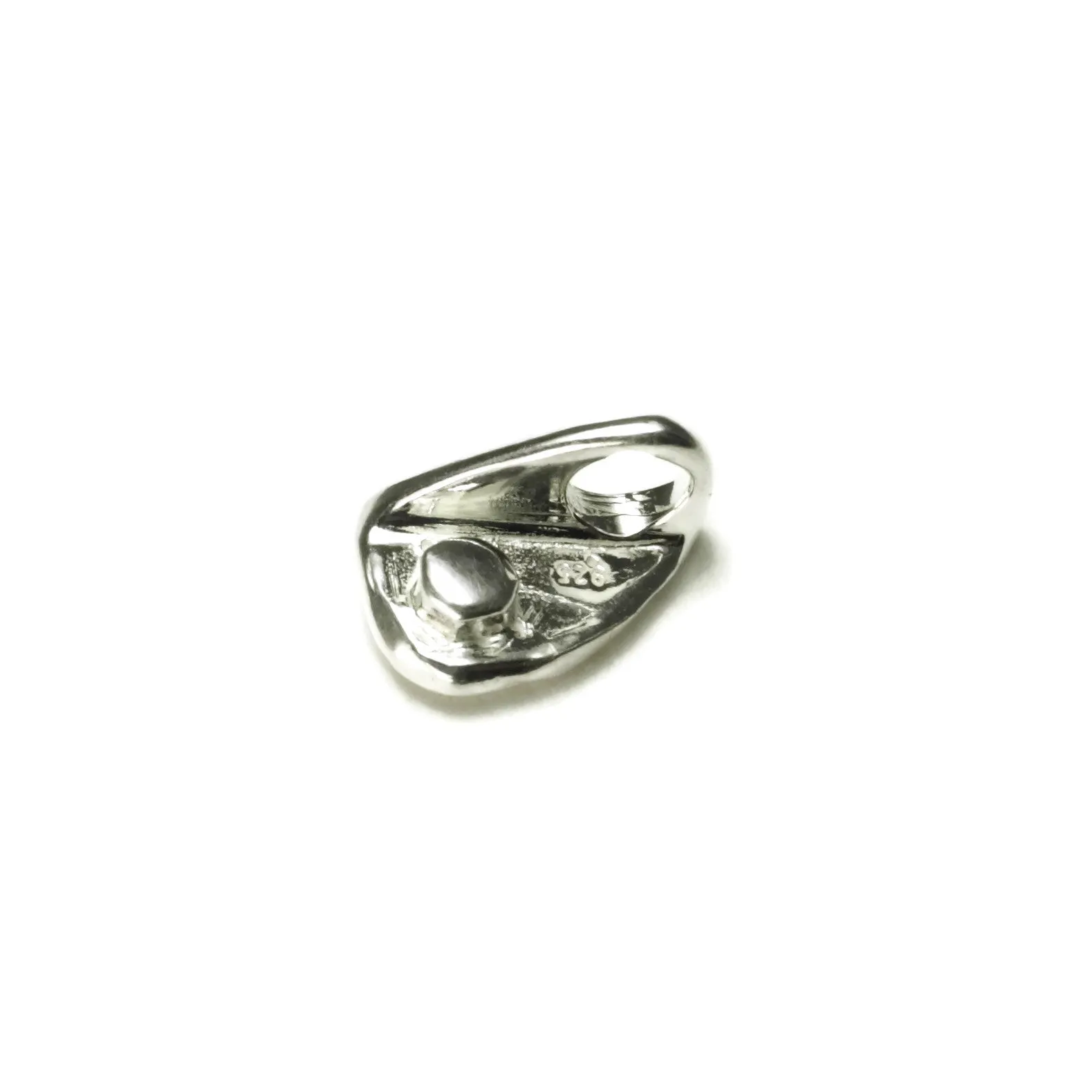Bolt Hanger Anchor Earrings -Sterling Silver - Rock Climbing Jewelry