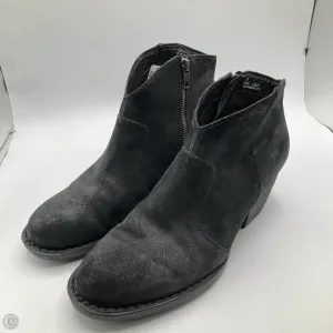 Boots Ankle Heels By Born In Black, Size: 10