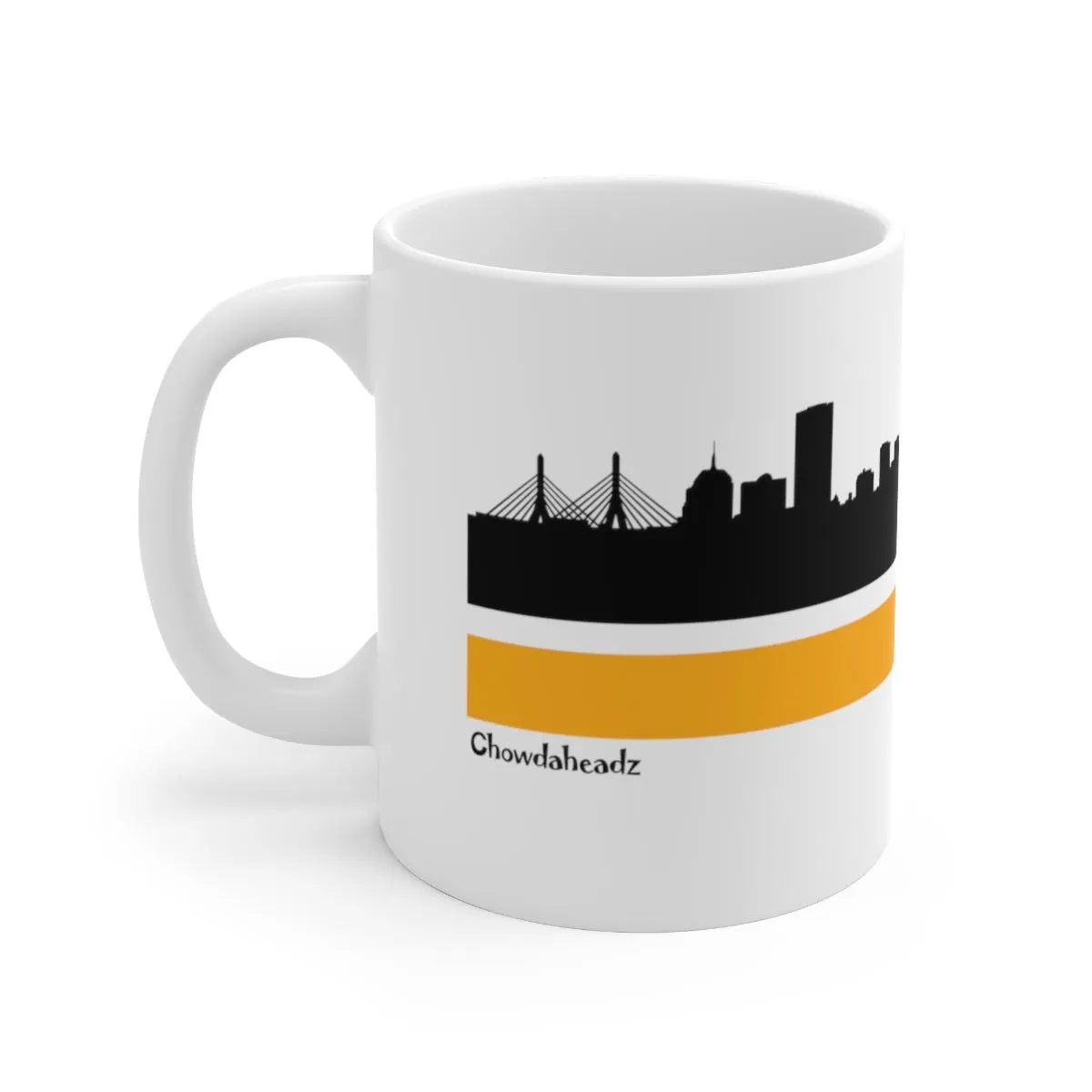 Boston B Black & Gold Sideline 11oz Coffee Mug