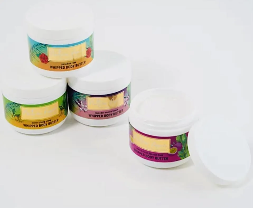 Box of 4 Natura Amor Whipped Body Butters - Various Scents