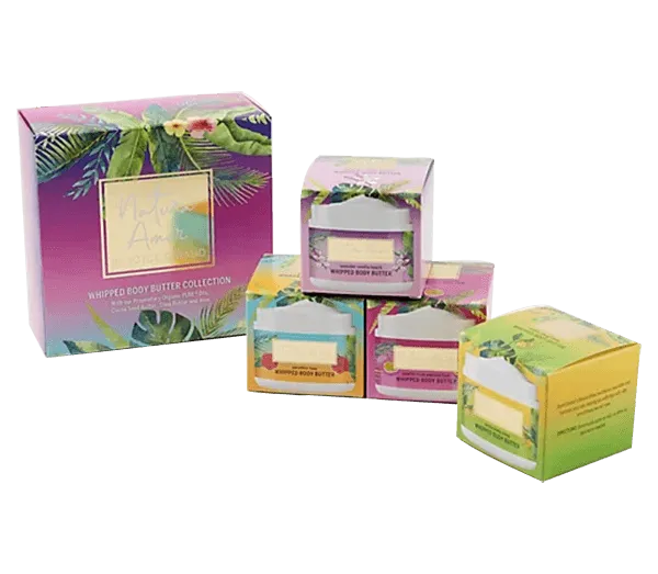 Box of 4 Natura Amor Whipped Body Butters - Various Scents