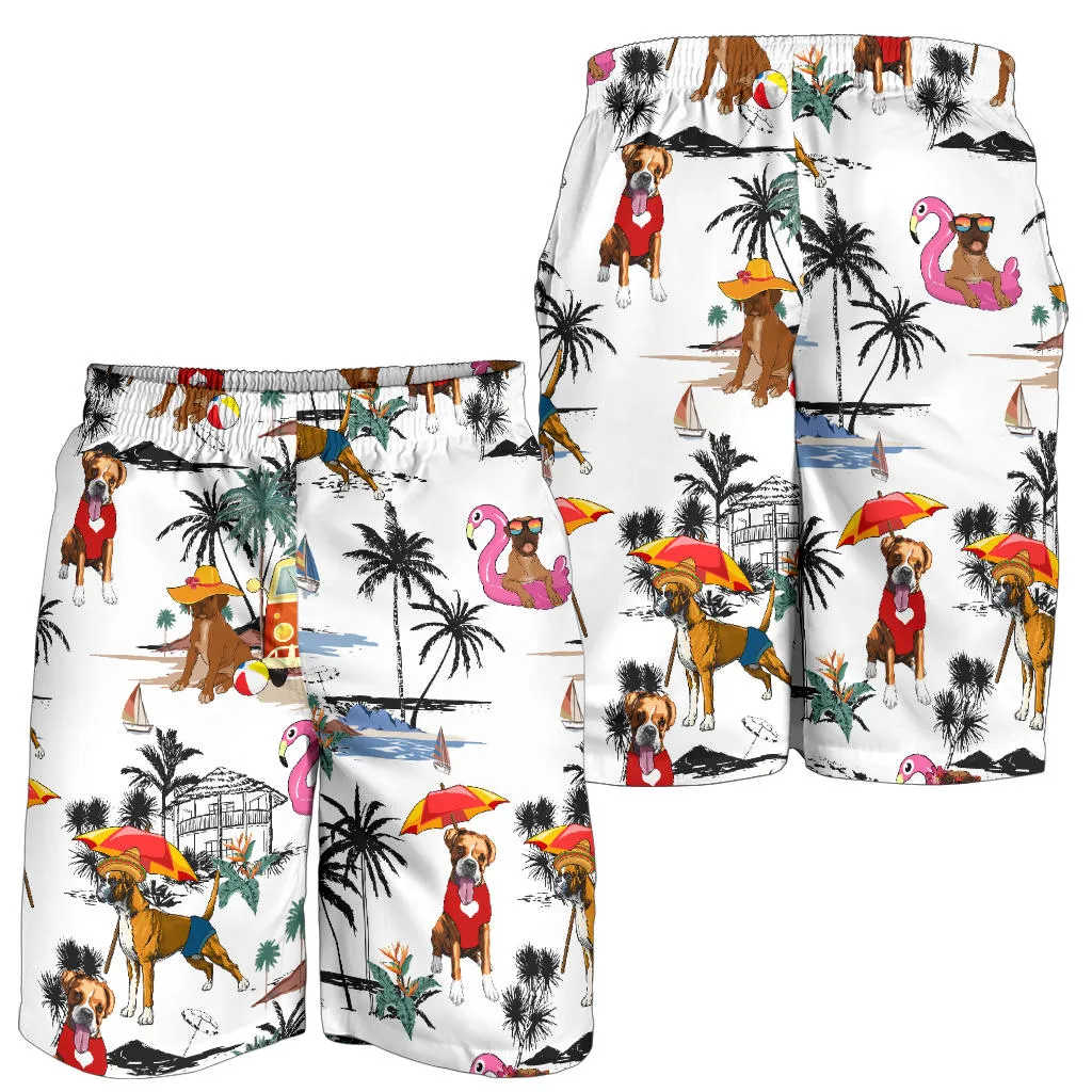 Boxer-Summer Beach Mens Shorts