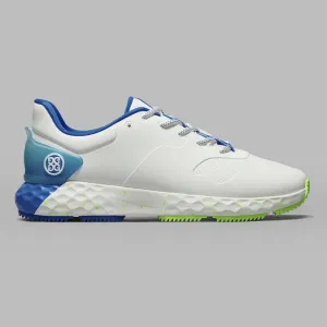 Brand New! G/Fore Men's MG4  Stippled Golf Shoes: Snow/Acid Lime