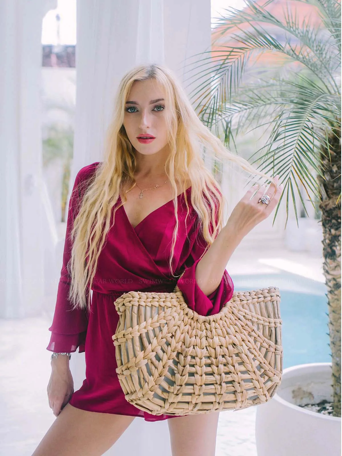 Bree Raffia Tote Bag