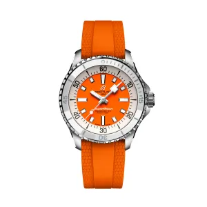 Breitling Superocean Automatic Watch, 36mm Orange Dial, A17377211O1S1