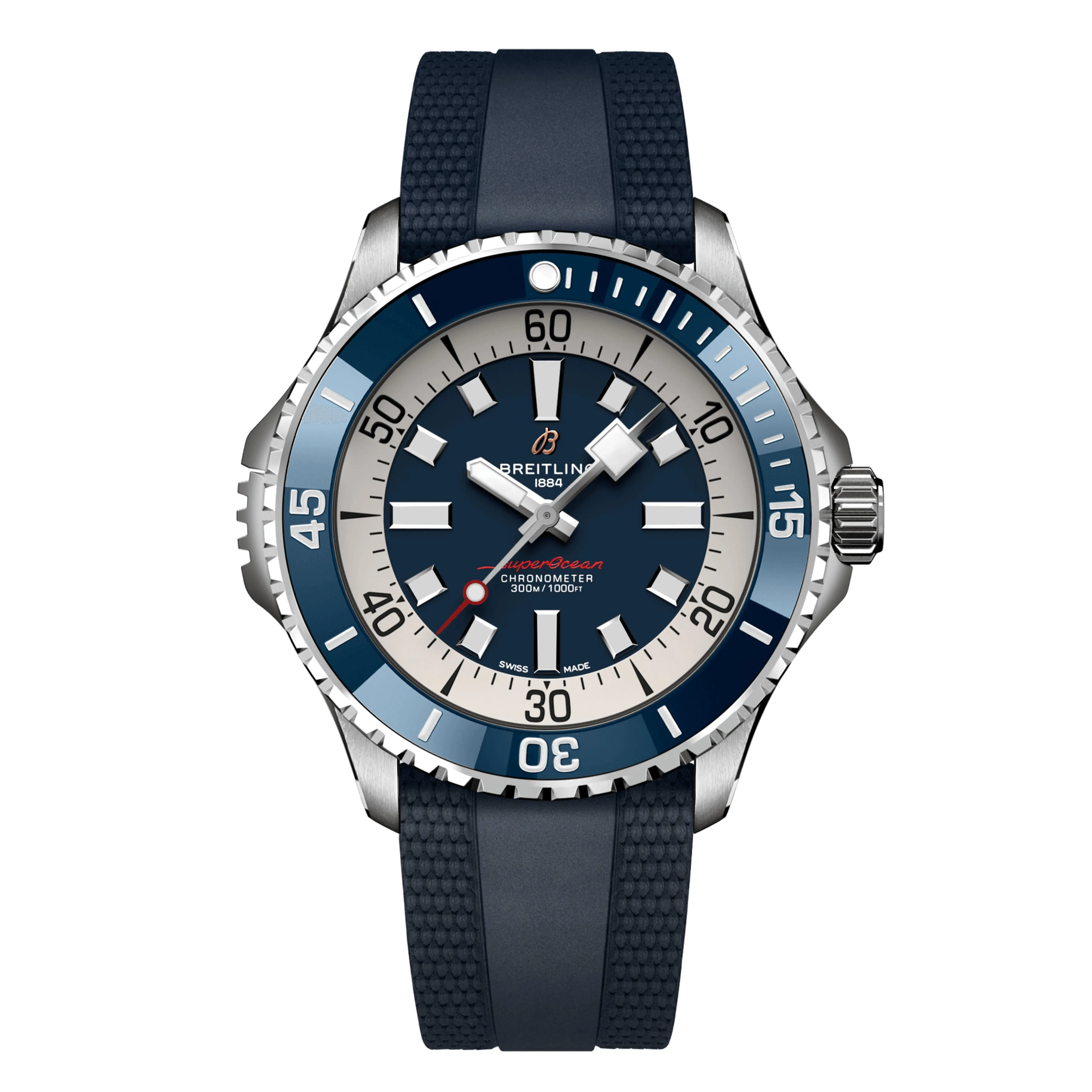 Breitling Superocean Automatic Watch, 46mm Blue Dial, A17378E71C1S1