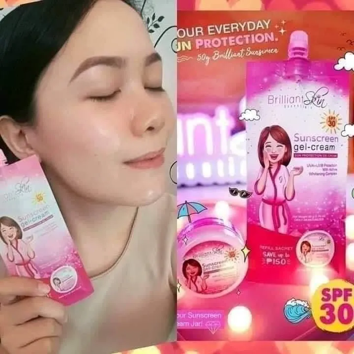 Brilliant Skin Sunscreen Gel-Cream SPF30 50g (new sachet look)