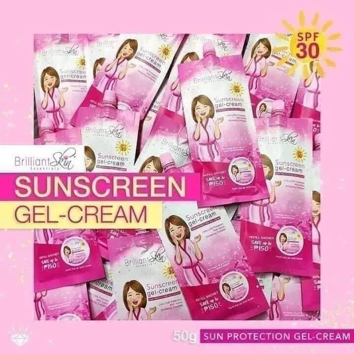Brilliant Skin Sunscreen Gel-Cream SPF30 50g (new sachet look)