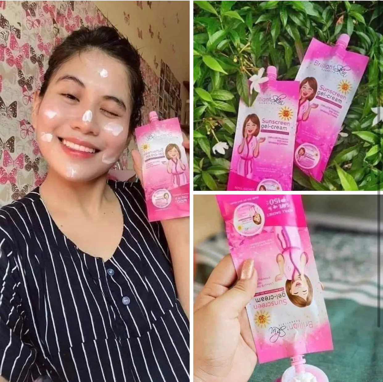 Brilliant Skin Sunscreen Gel-Cream SPF30 50g (new sachet look)